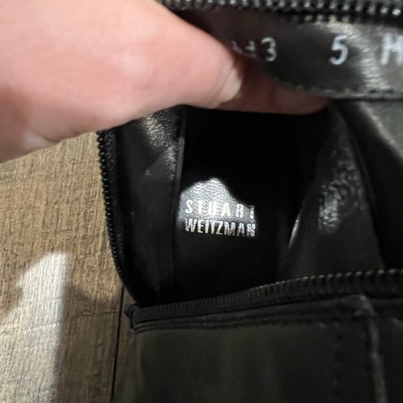 Stuart Weitzman black leather Hilo over the knee boots - Picture 7 of 10